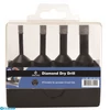 Kép 1/2 - Bautool 6681081430 Gyémántfúró készlet sarokcsiszolóhoz M14 (6,8,10,12 mm) 