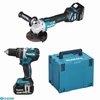 Kép 1/3 - Makita DLX2272TJ Akkus szett (DHP484Z +DGA513Z)