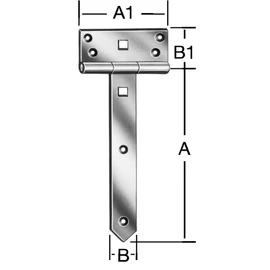 Vormann 00124400Z T-pánt 400x33 mm