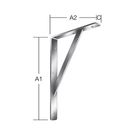 Vormann 00159300Z horganyzott polctartó 300x200x30