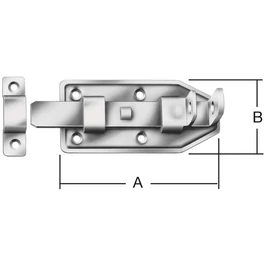 Vormann 10105140 rozsdamentes tolózár 140x56