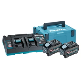 MAKITA 191U13-9 2db 40Vmax 5,0Ah Li-Ion akkumulátor + duplaportos töltő 