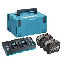Makita 191Y97-1 40Vmax XGT 2x8,0 Ah Li-Ion akku + DC40RB duplatöltő + MAKPAC