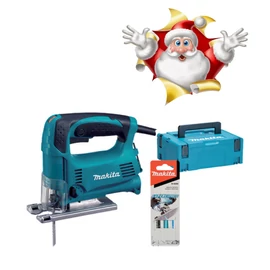 Makita 4329JX4 Szúrófűrész 450W, kofferben +ajándék fűrészlappal