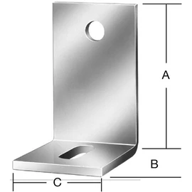 Vormann 71198000 derékszögű lemez 100x75x60