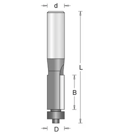 Hikoki 754109  Szintbemaró csapágyas kés 8 x 12,7x25,4mm
