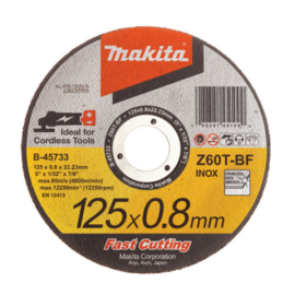 Makita B-45733 Vágókorong INOX 125x0,8 mm
