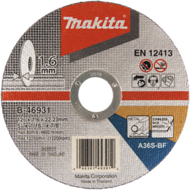 Makita B-64593 Vágókorong INOX 125x1,2 mm (acél)