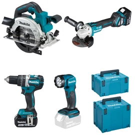 Makita DLX4154TJ akkus szett 18V LXT 2 MACPAC koffer 