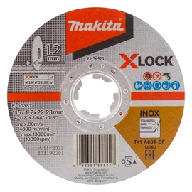 Makita E-00387 vágókorong INOX X-LOCK