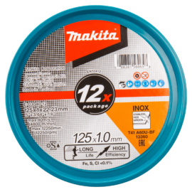 Makita E-03040-12 Vágótárcsa INOX A60U-BF 125x1mm(12db)