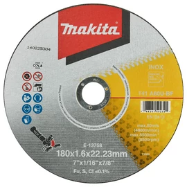 Makita E-13758Vágókorong INOX 180x1,6mm
