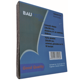 Bautool RQAP02080 Csiszolóvászon, 80-as szemcsedurvaság, 50db/cs.