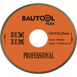 Bautool RQCP002 Gyémánttárcsa folyamatos élű 8/110 mm