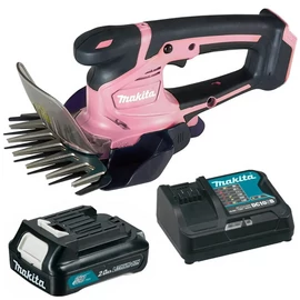 Makita UM600DSAP Akkus szegélyvágó olló 12V-2Ah CXT PINK