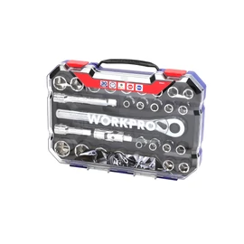 Workpro WP202525 Dugókulcs készlet 1/2" 30db