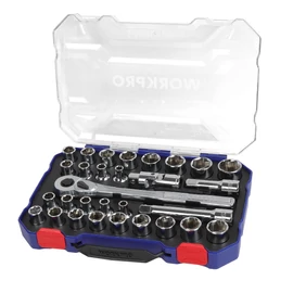 Workpro WP202525 Dugókulcs készlet 1/2" 30db