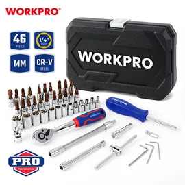 Workpro WP202540 Dugókulcs és bit készlet 46 részes
