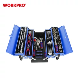 Workpro WP209035 Szerszám készlet fém dobozban 93db-os