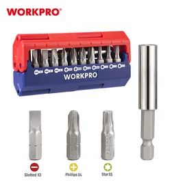 Workpro WP221062 Bitkészlet Cr-V 13db