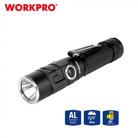Workpro WP351007 Zseblámpa akkus, 1100 Lumen, LED