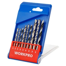 Workpro WP400463 Fúrószár készlet fa, fém, kőzet 9db