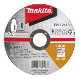 Makita B-12217 Vágótárcsa 115/1,0mm (acél)