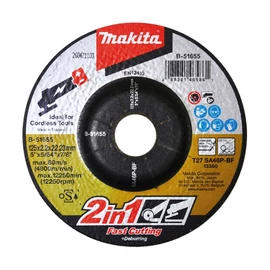Makita B-51655 Vágókorong ACÉL 125x2,0mm