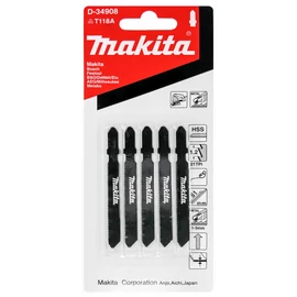 Makita D-34908 Szúrófűrészlap fém HCS L75mm Z21 5db