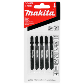 Makita D-34908 Szúrófűrészlap fém HCS L75mm Z21 5db
