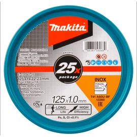 Makita E-03040-25 Vágótárcsa INOX A60U-BF 125x1mm(25db)