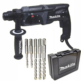 Makita HR2470BX40 SDS-Plus Fúró-vésőkalapács, 780W, kofferben, fúrószár készlet