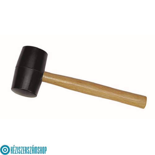 Bautool 4235600 Gumikalapács fa nyéllel fekete gumi