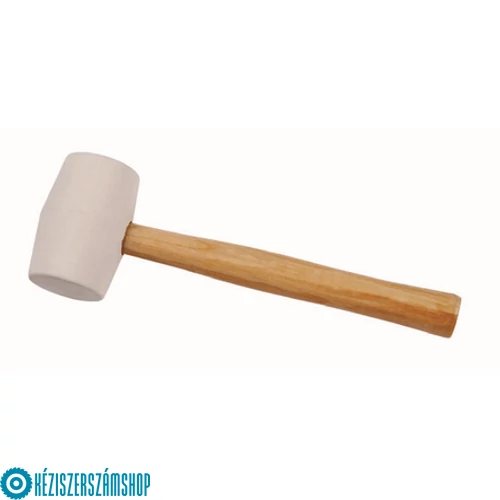Bautool 4440600 Gumikalapács fa nyéllel fehér gumi