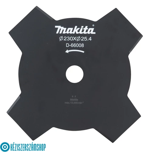 Makita D-66008 4 fogú ütőkés 230x254,4mm (DUR368, DUR369)