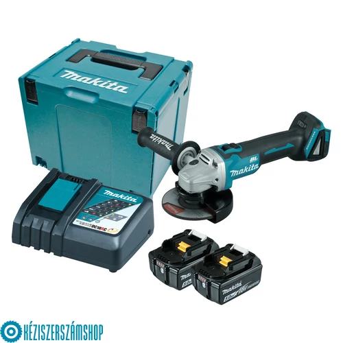 Makita DGA504RTJ 18V Akkus sarokcsiszoló