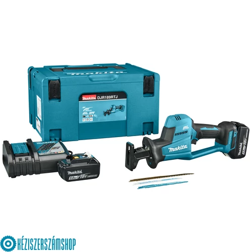 Makita DJR189RTJ 18V LXT Li-ion BL kompakt orrfűrész 2x5,0Ah