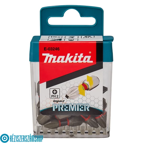 Makita E-03246 Impact PREMIER torziós csavarbehajtó bit PH2 25mm (15db/cs.)