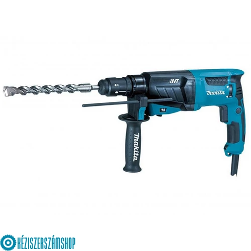 Makita HR2631FT SDS-Plus Fúró-vésőkalapács, 800W, cseretokmány