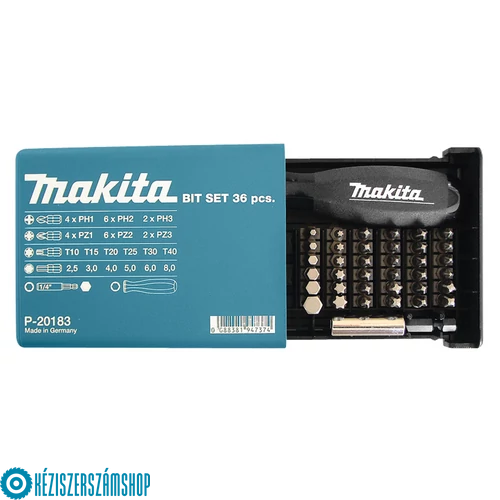 Makita P-20183 38db-os bitkészlet 25mm + csavarhúzó