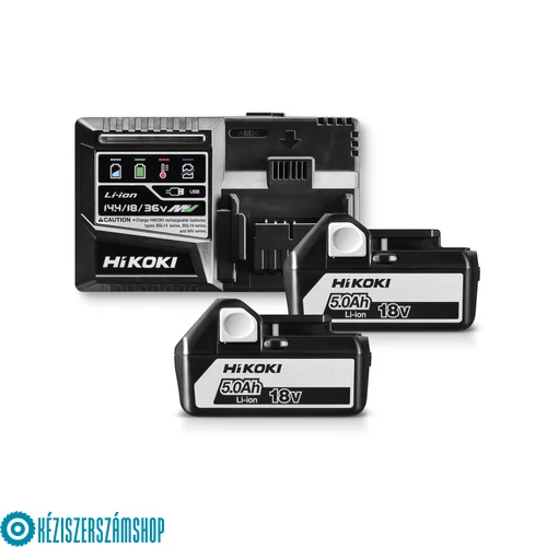 Hikoki UC18YSL3-WGZ Akkucsomag Akkutöltő+2xBSL1850