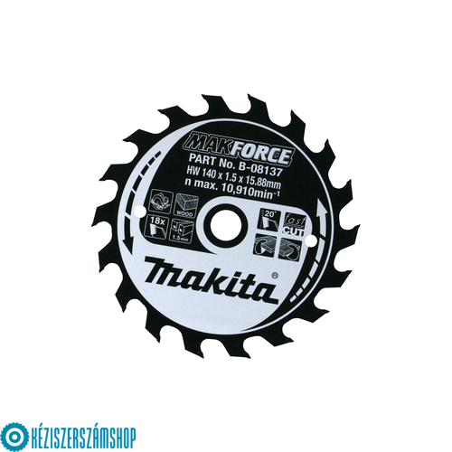 Makita B-08436 MakForce körfűrésztárcsa Z40