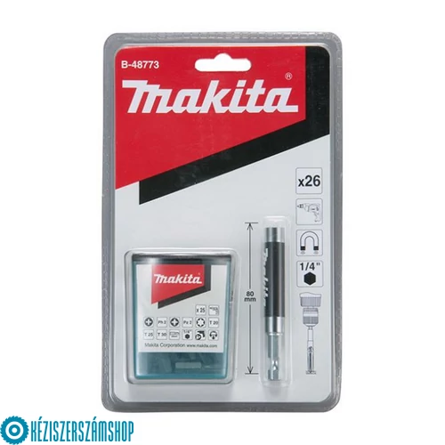 Makita B-48789 26db-os bitkészlet 120mm-es bittartóval
