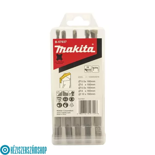 Makita B-57037 SDS-Plus fúrókészlet 5db-os