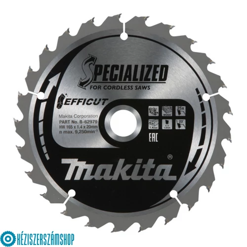 Makita B-67240 EFFICUT körfűrészlap (fára) ø260mm Z80(B-67290)