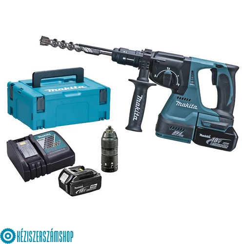 Makita DHR243RTJ 18V LXT Li-ion BL 2,0J SDS-Plus fúró-vésőkalapács
