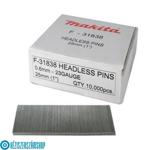Makita F-32142 Tűszeg rozsdamentes 23GA AF201Z/DPT350/DPT351