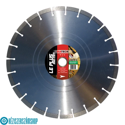 Diatech LE400P LE Plusz gyémánttárcsa 400mm