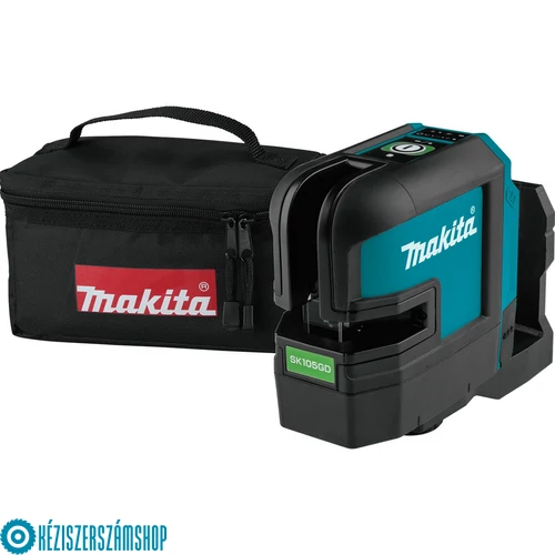 Makita SK105GDZ 10,8V CXT Li-ion kereszt lézer ZÖLD (Akku és töltő nélkül!)