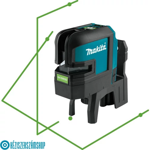Makita SK106GDZ 10,8V CXT Li-ion kereszt és pont lézer ZÖLD (Akku és töltő nélkül!)
